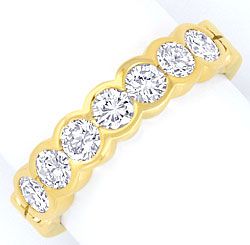 Foto 1 - Brillant Halbmemory Ring 1,14 Carat Diamanten Gelb Gold, S5017