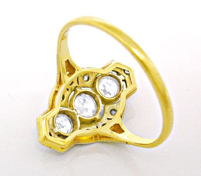 Foto 3 - Echt antiker Art Deco Diamant-Ring Platin / Gold, S8389