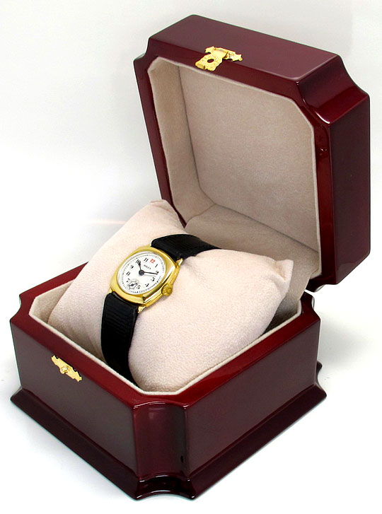Foto 6 - antike Rolex in Gelb Gold Vintage Armbanduhr Non Oyster, U2236